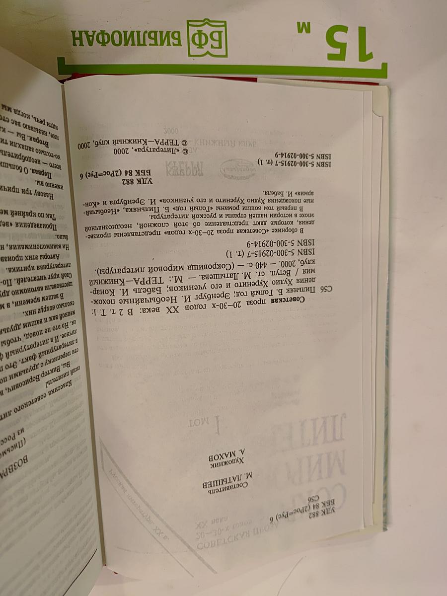 Советская проза 20–30-х годов. Том 1
