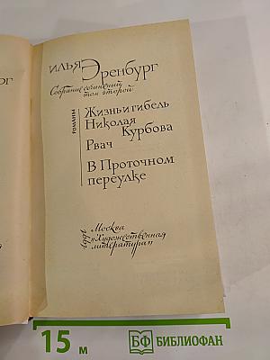 Собрание сочинений. Том второй. Романы: Жизнь и гибель Николая Курбова, Рвач, В Проточном переулке