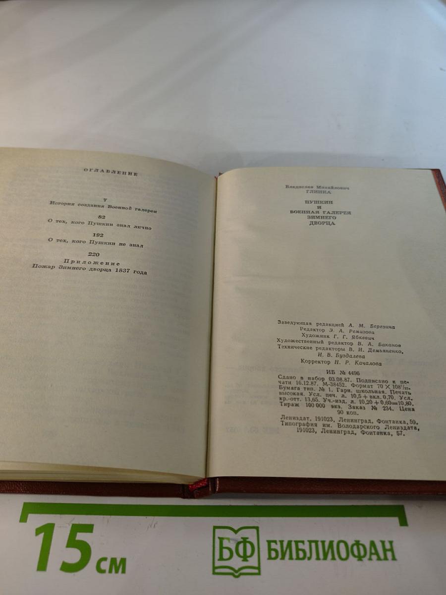 Пушкин и Военная галерея Зимнего дворца