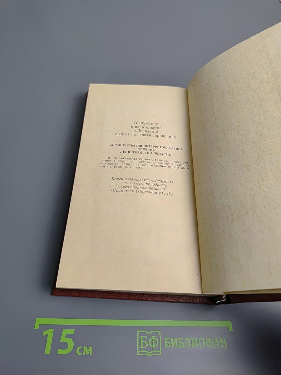 Улицы Ленинграда. Справочник по состоянию на 1 января 1989 года