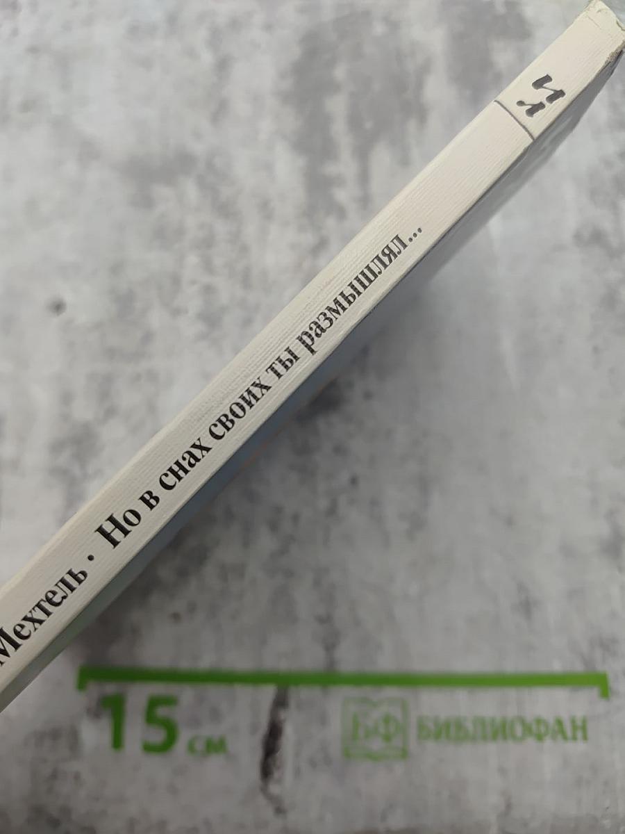 Но в снах своих ты размышлял...