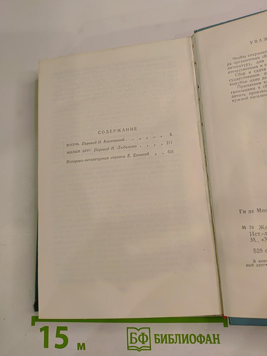 Жизнь. Милый друг