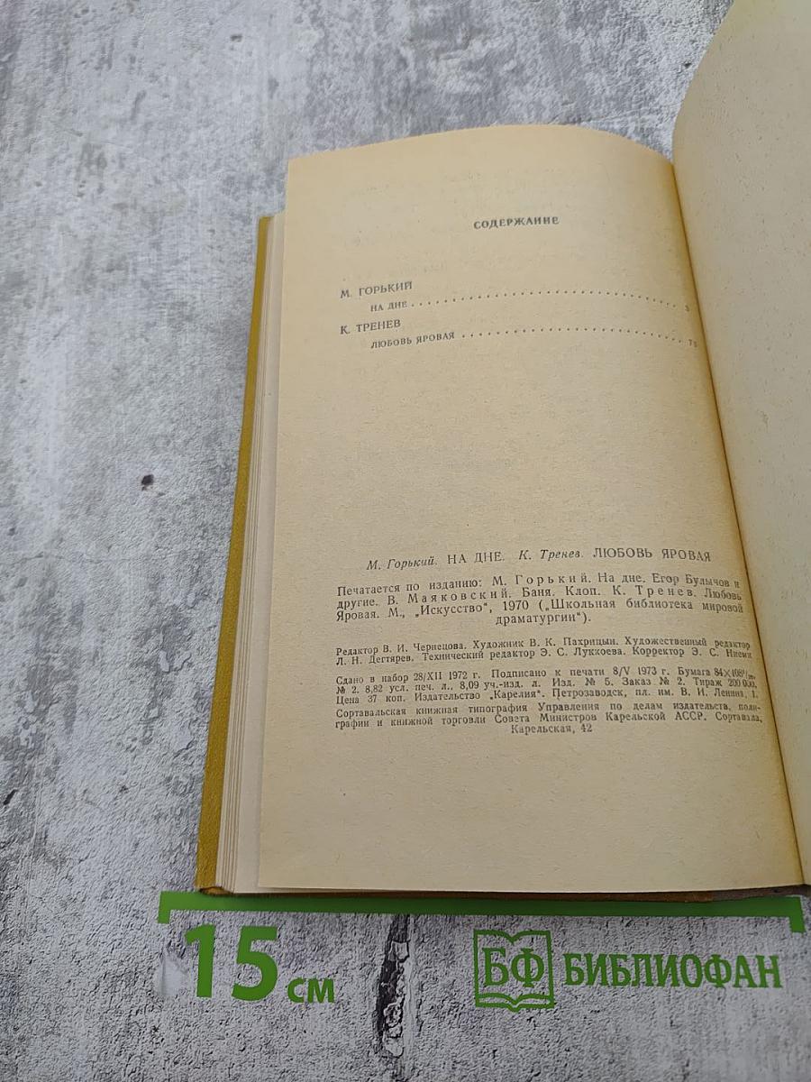 На дне. Любовь Яровая