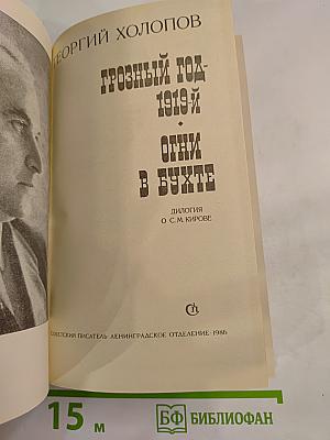 Грозный год - 1919-й. Огни в бухте. Дилогия о С.М. Кирове