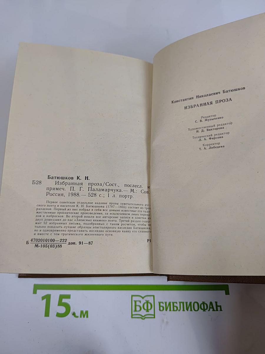 Избранная проза