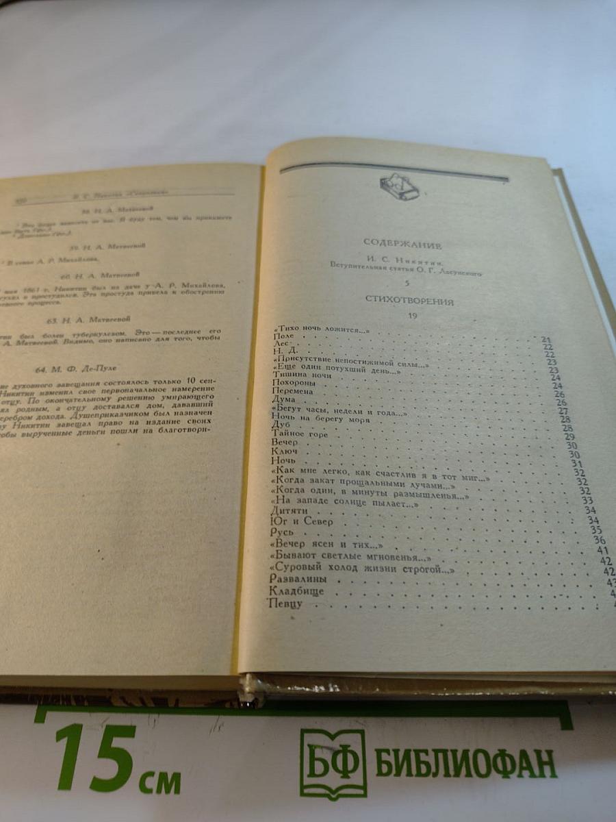 Сочинения И.С. Никитина