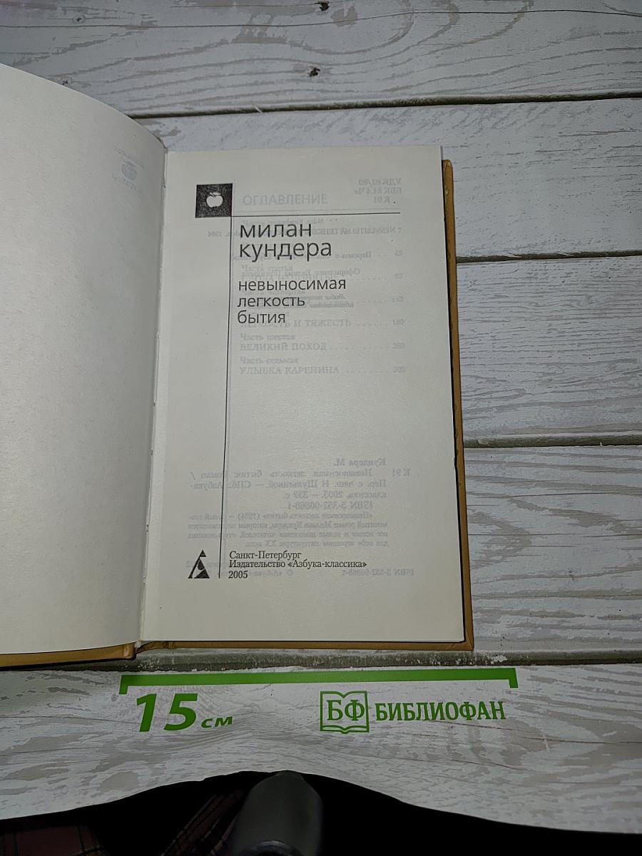 Невыносимая легкость бытия