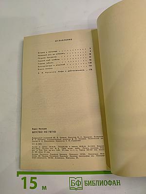 Бегство из гетто