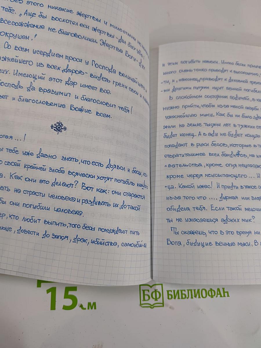 Игумен Никон. Письма духовным детям. Общая тетрадь