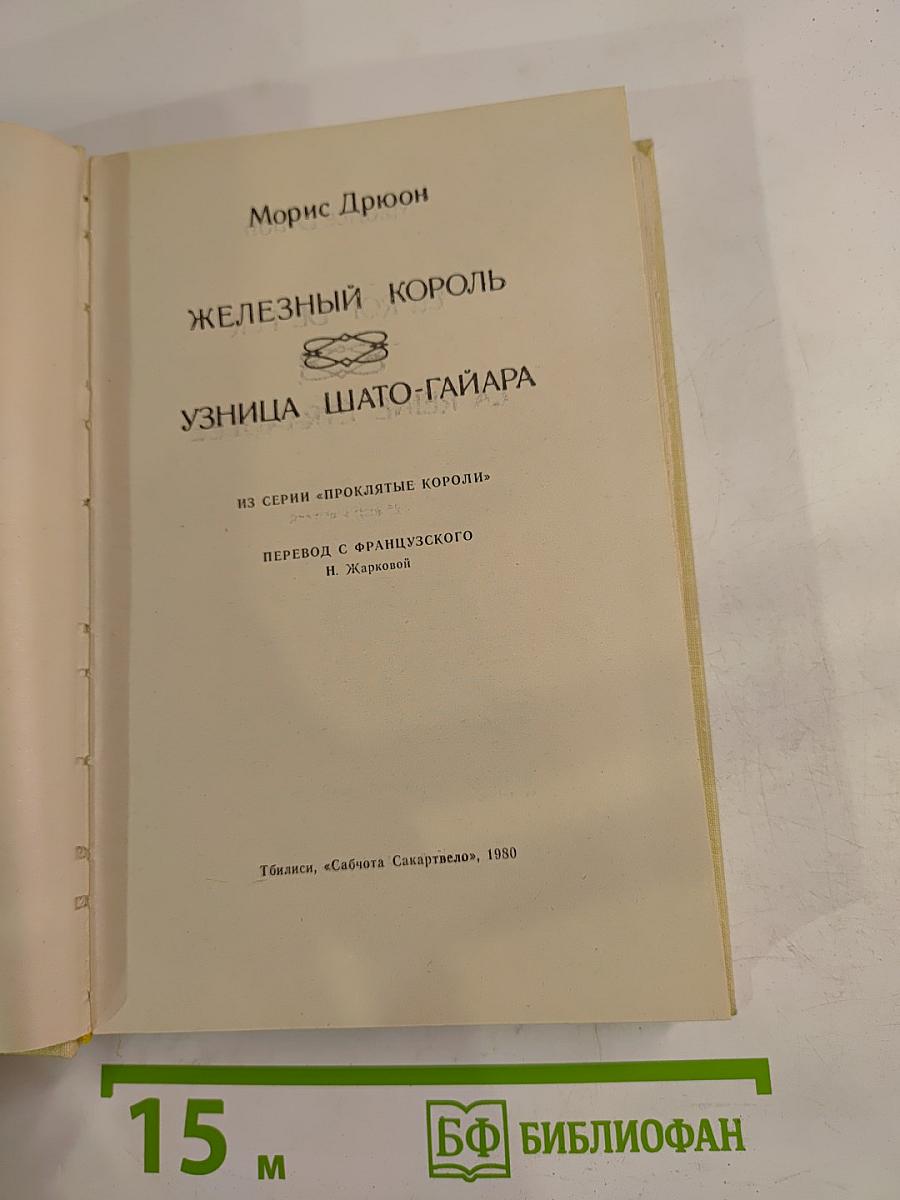 Железный король. Узница Шато-Гайара