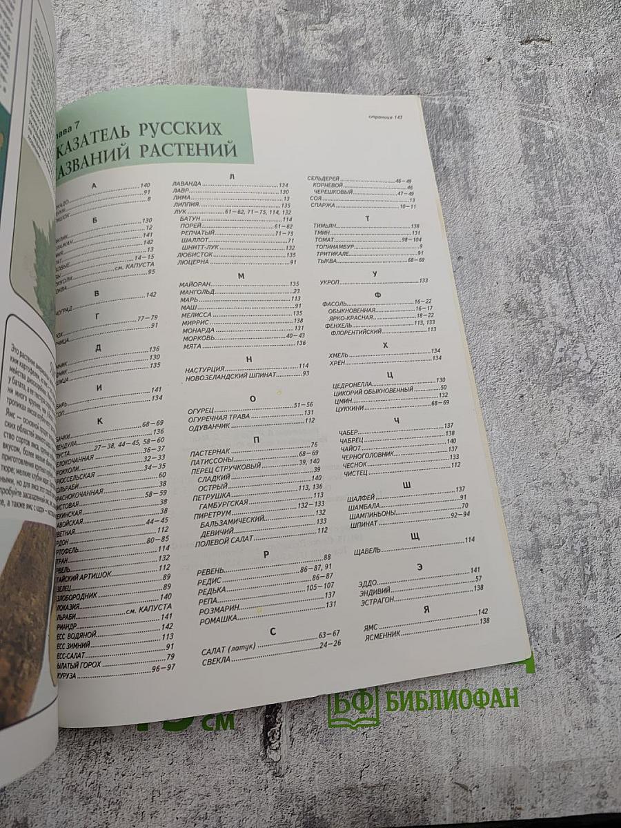 Все об овощах