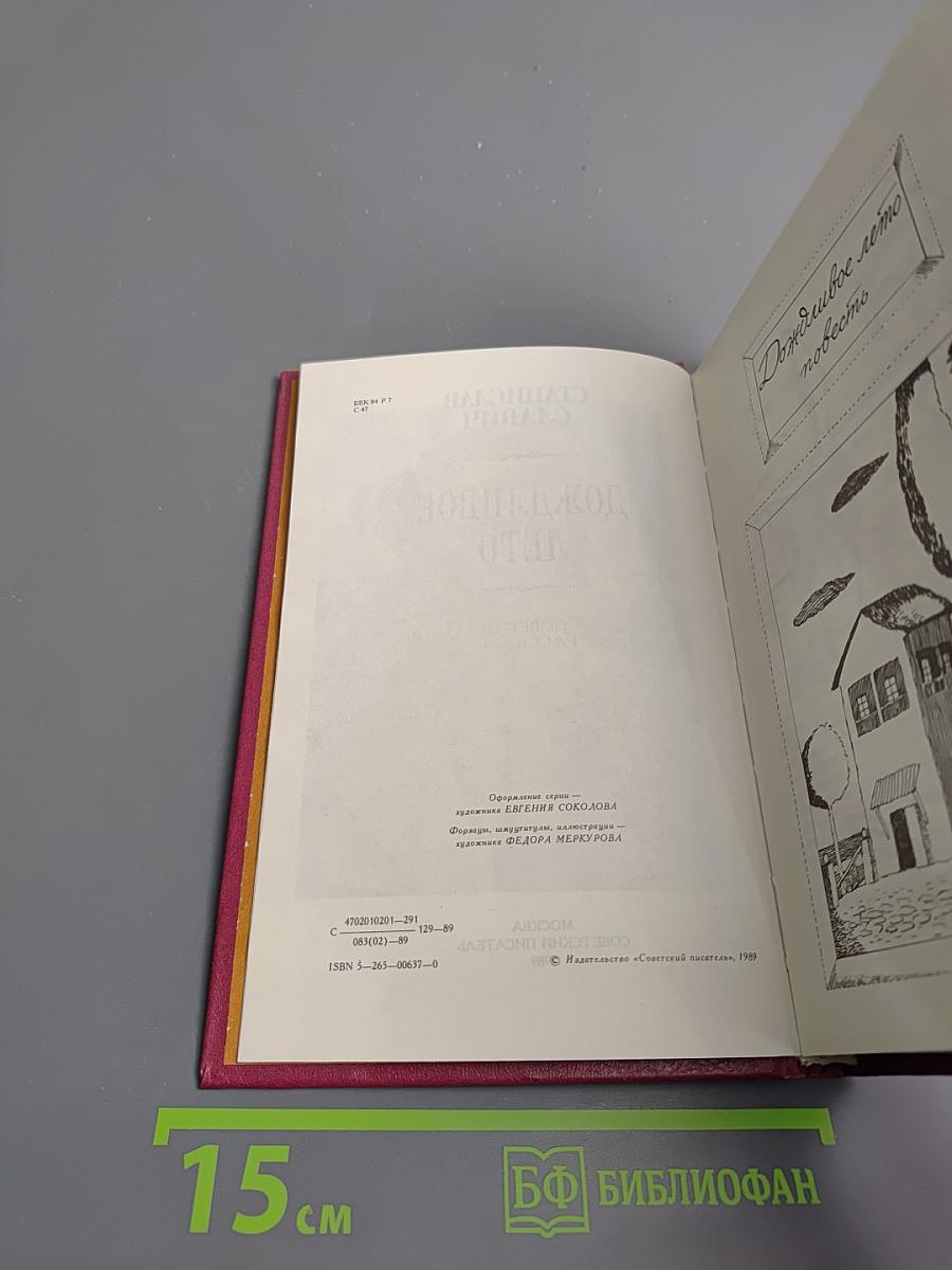 Дождливое лето. Повесть, рассказы