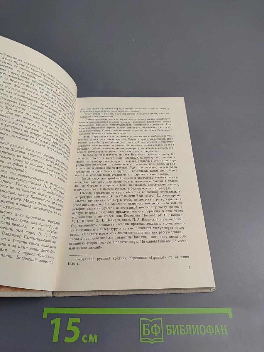 Наш Белинский