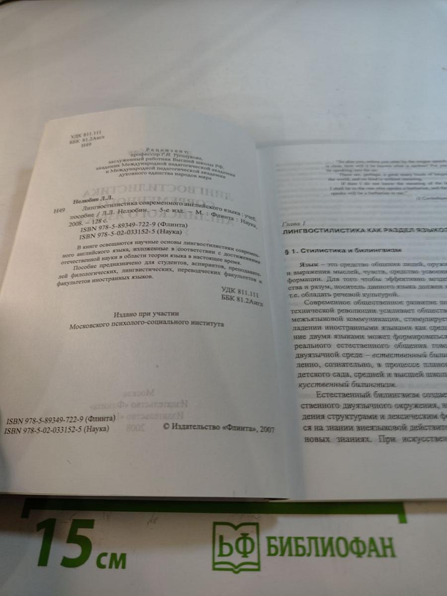 Лингвостилистика современного английского языка