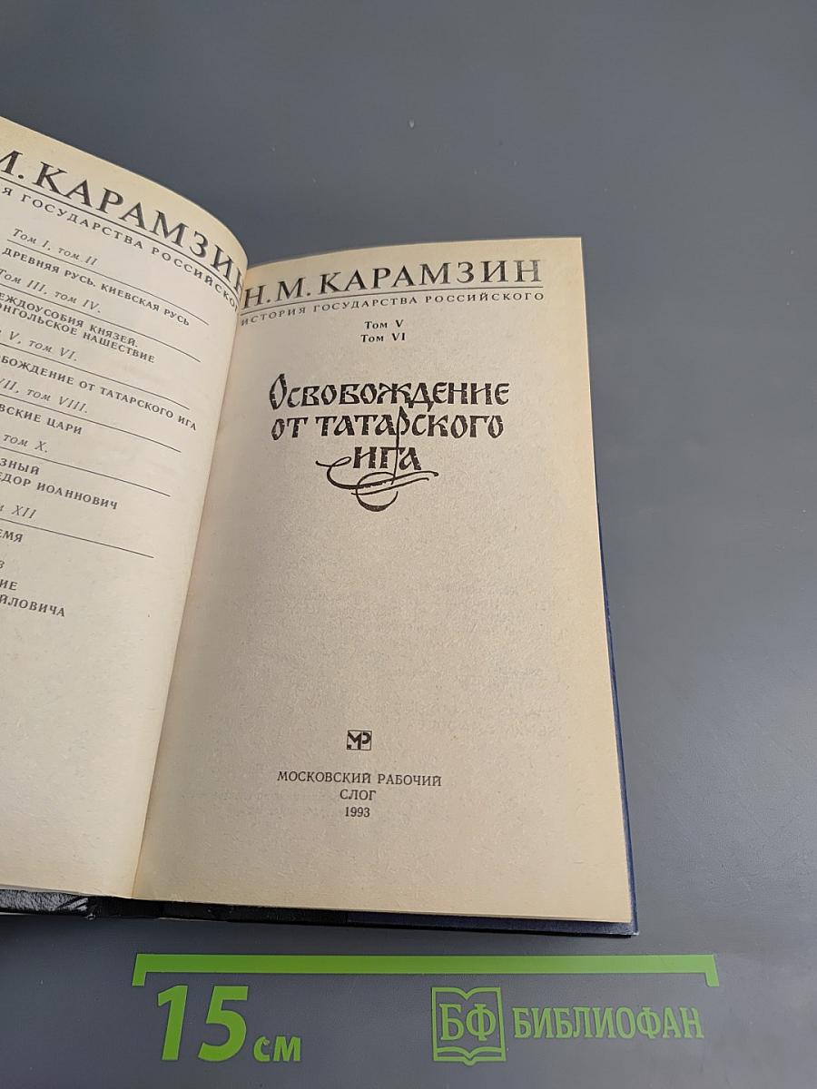 История государства Российского. Том V-VI: Освобождение от татарского ига
