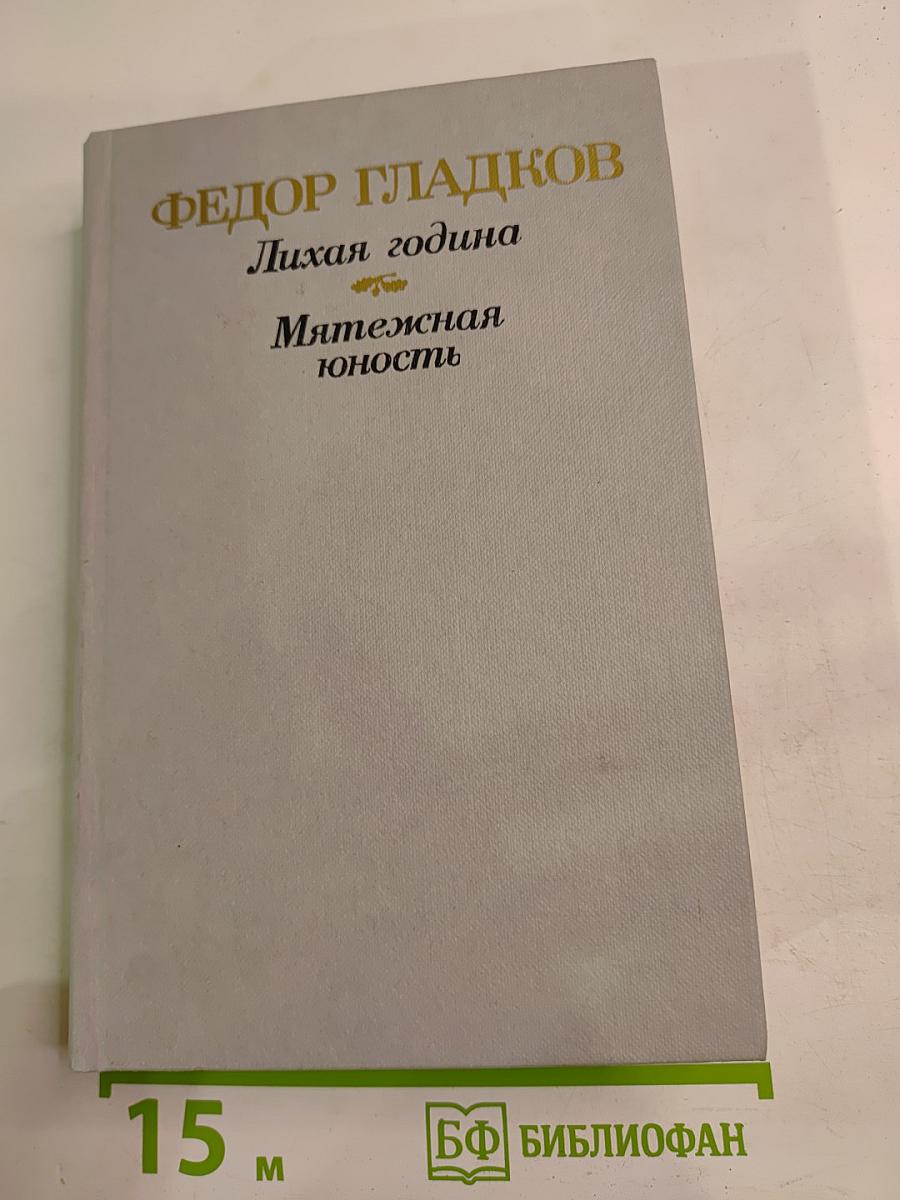 Лихая година. Мятежная юность