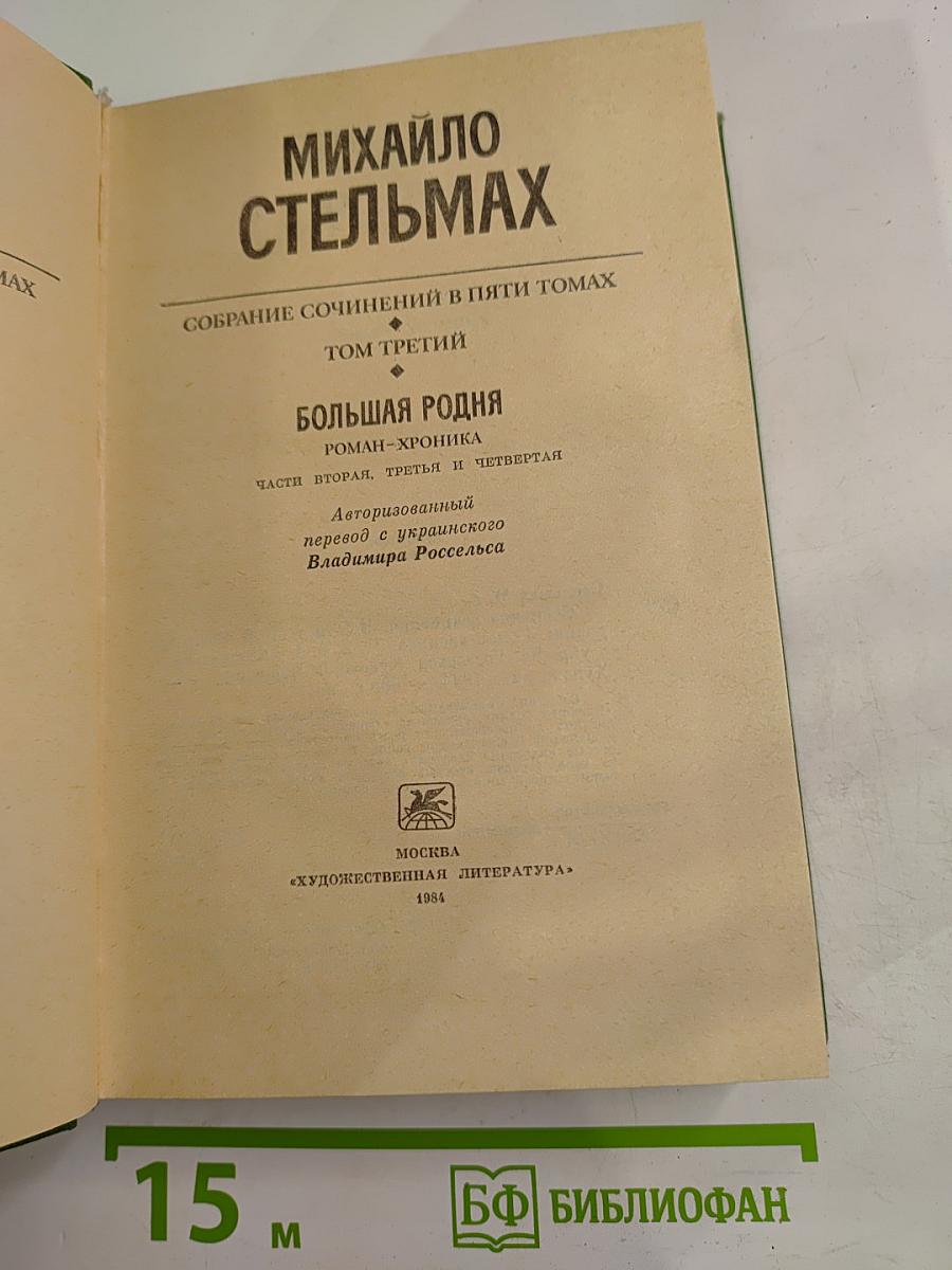 Большая родня. Роман-хроника. Том третий