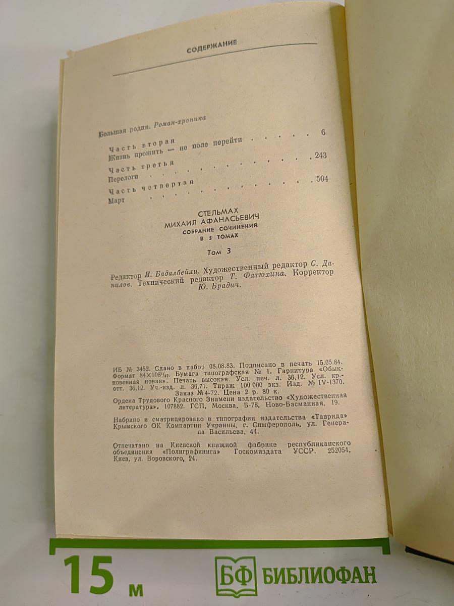 Большая родня. Роман-хроника. Том третий