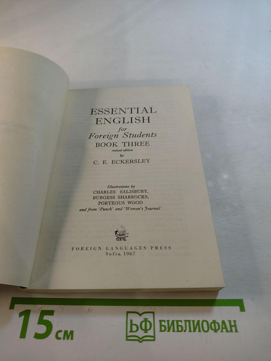Essential English for Foreign Students Book 3