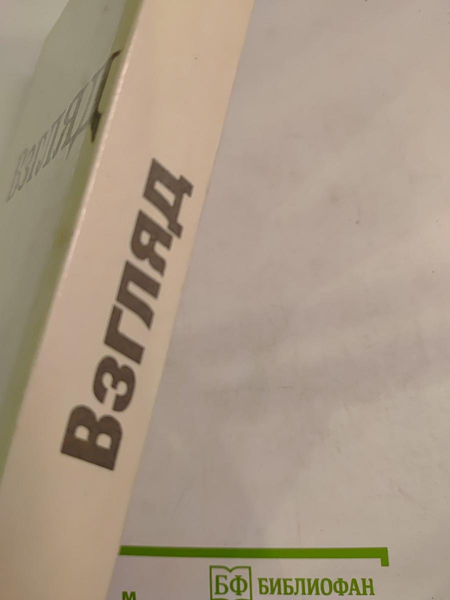 Взгляд. Выпуск 2: Критика. Полемика. Публикации