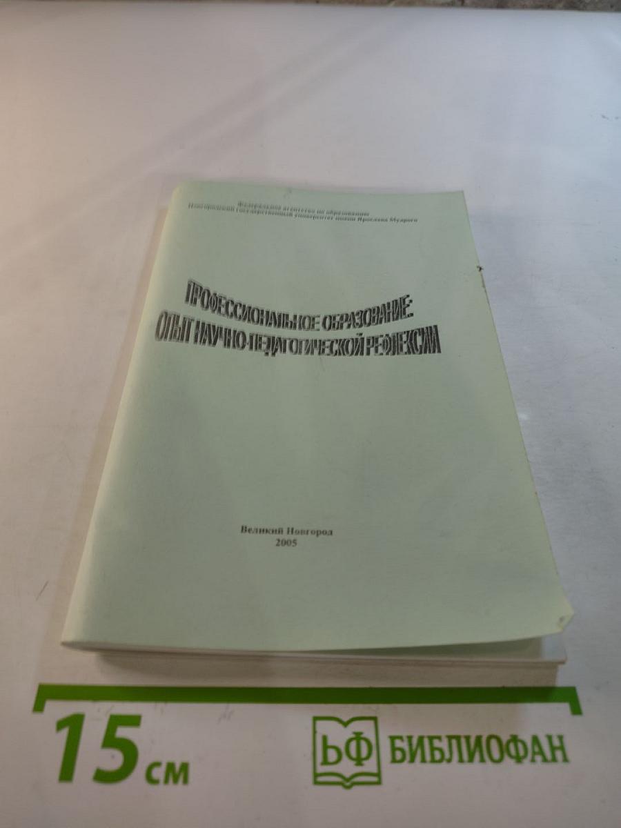 Профессиональное образование: Опыт научно-педагогической рефлексии. Выпуск 2