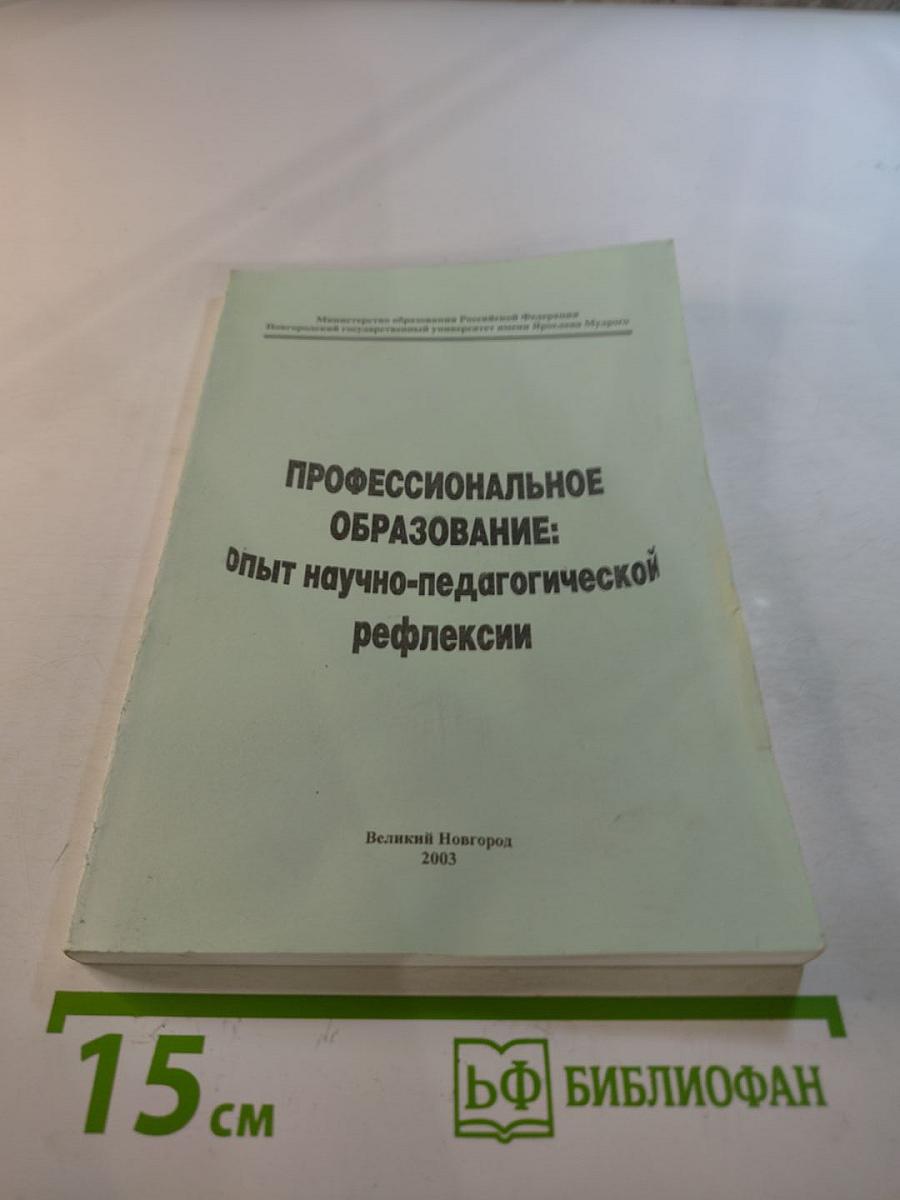 Профессиональное образование: опыт научно-педагогической рефлексии