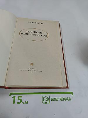 Пушкин в Михайловском