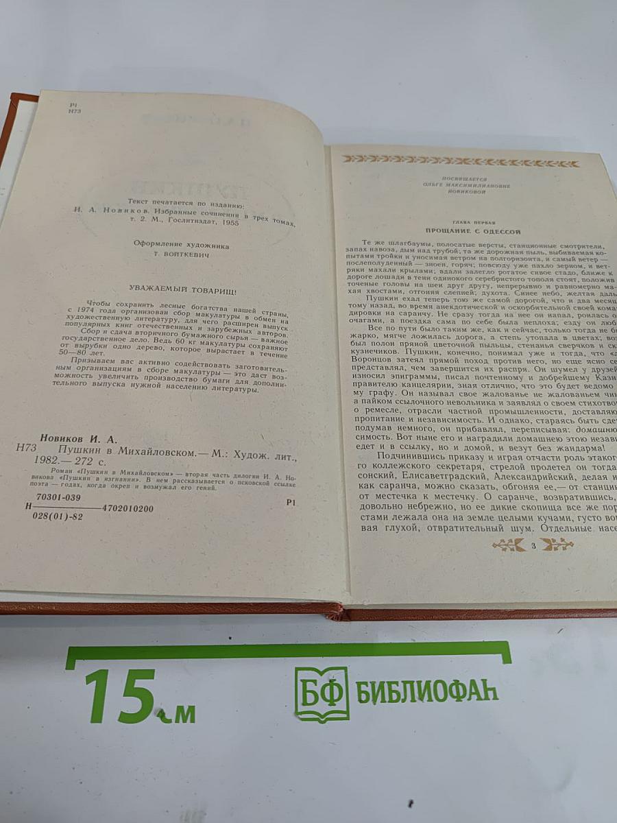 Пушкин в Михайловском