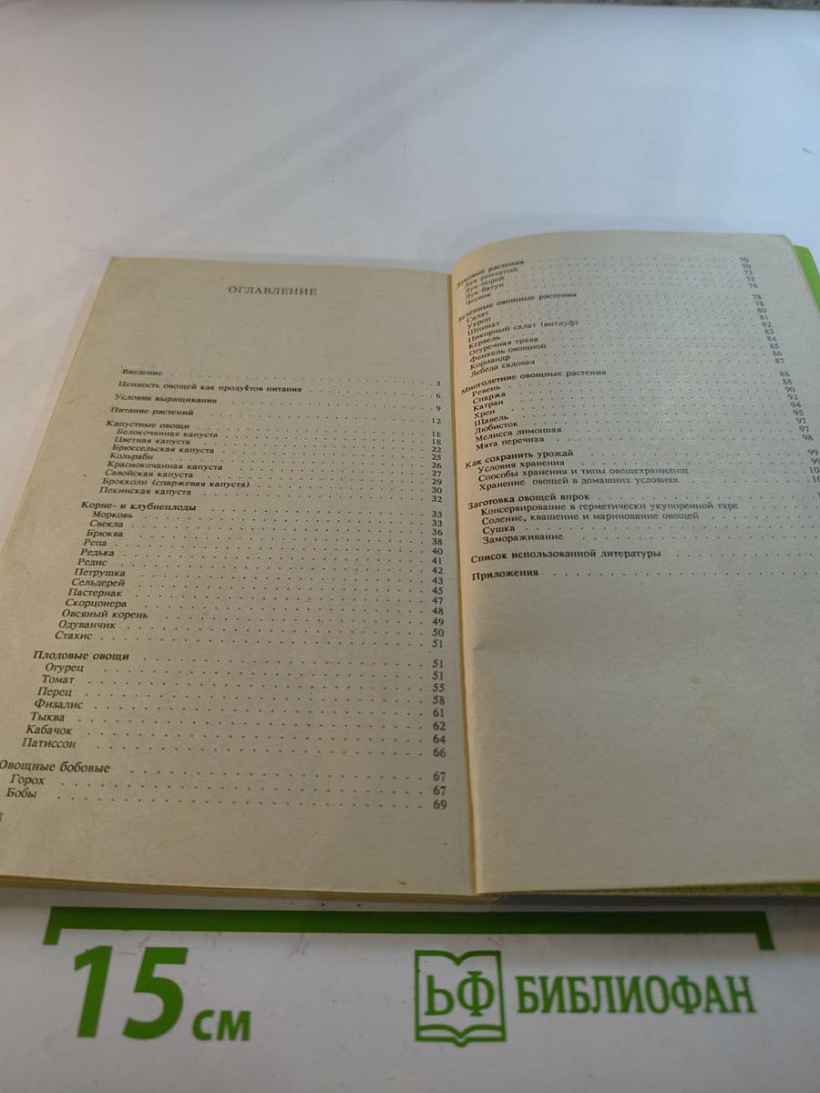 Вам, овощеводы