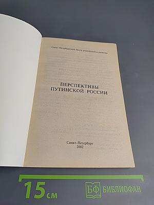 Перспективы Путинской России: её тревоги и надежды
