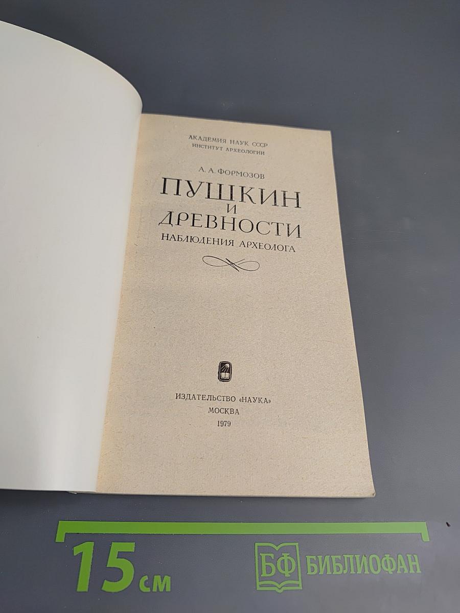 Пушкин и древности: Наблюдения археолога
