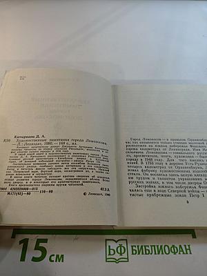 Художественные памятники города Ломоносова