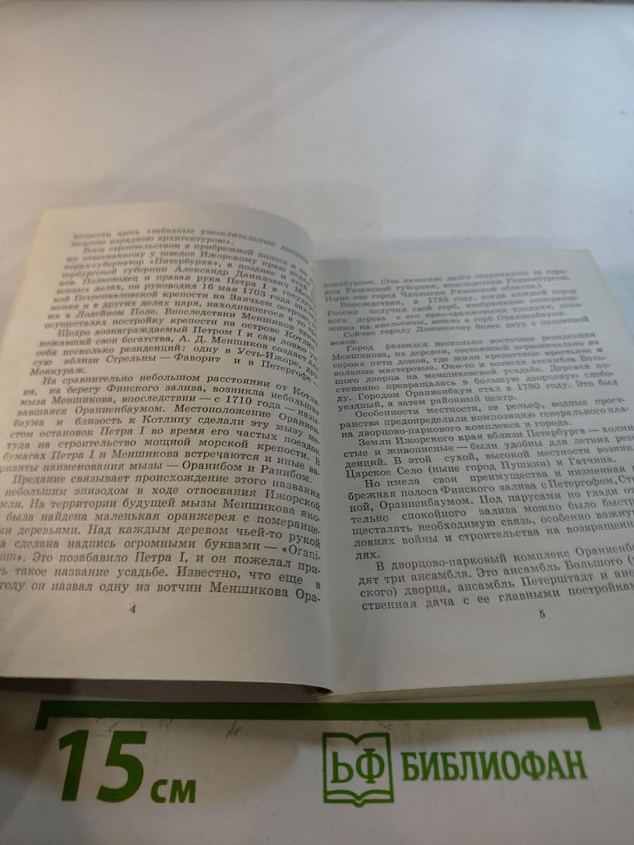 Художественные памятники города Ломоносова