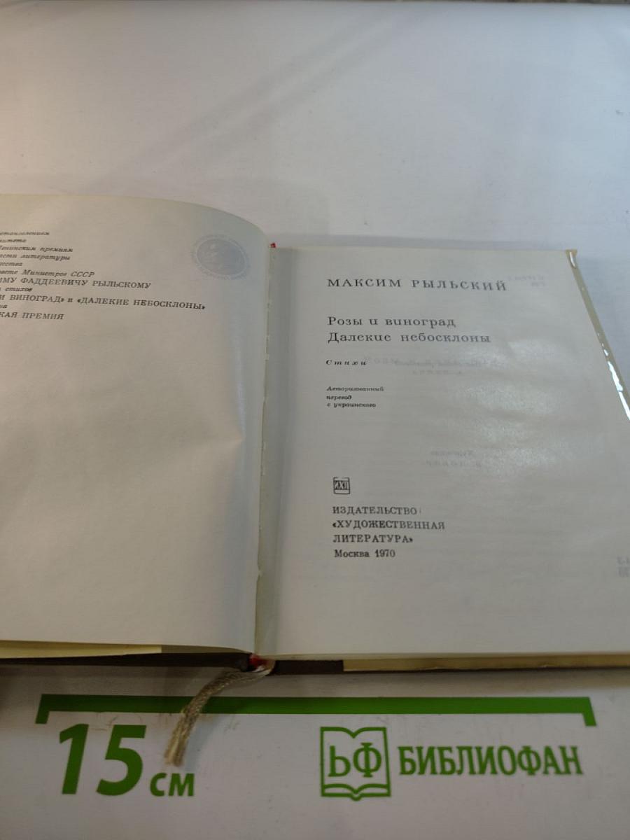 Розы и виноград. Далекие небосклоны