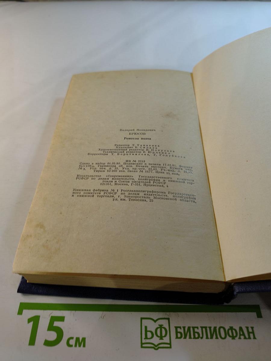 Ремесло поэта. Статья о русской поэзии