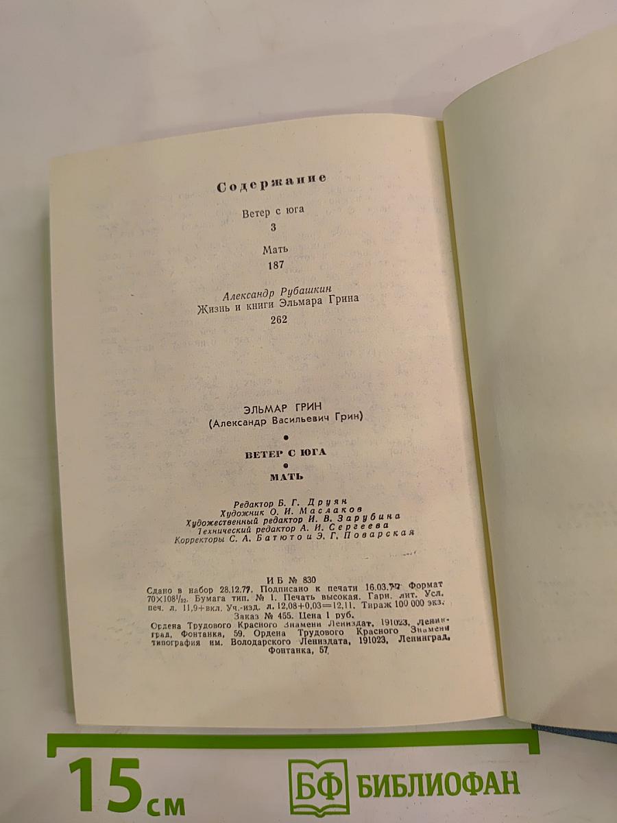 Ветер с юга. Мать