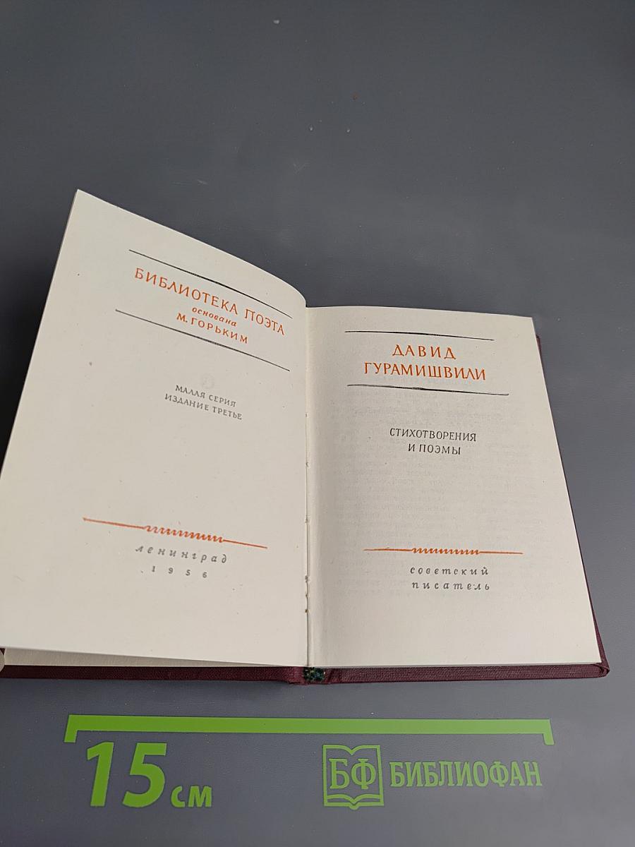 Давид Гурамишвили. Стихотворения и поэмы