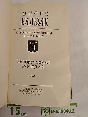 Собрание сочинений в 24 томах. Том 14. Человеческая комедия