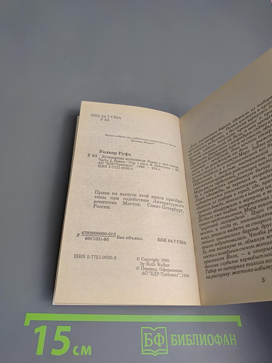 Лучезарная колесница. Часть 2. Викки