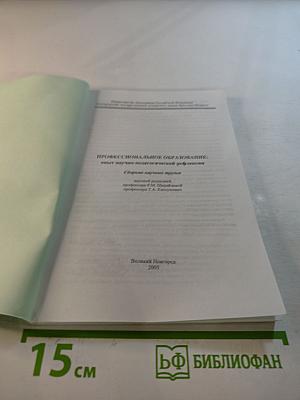 Профессиональное образование: опыт научно-педагогической рефлексии