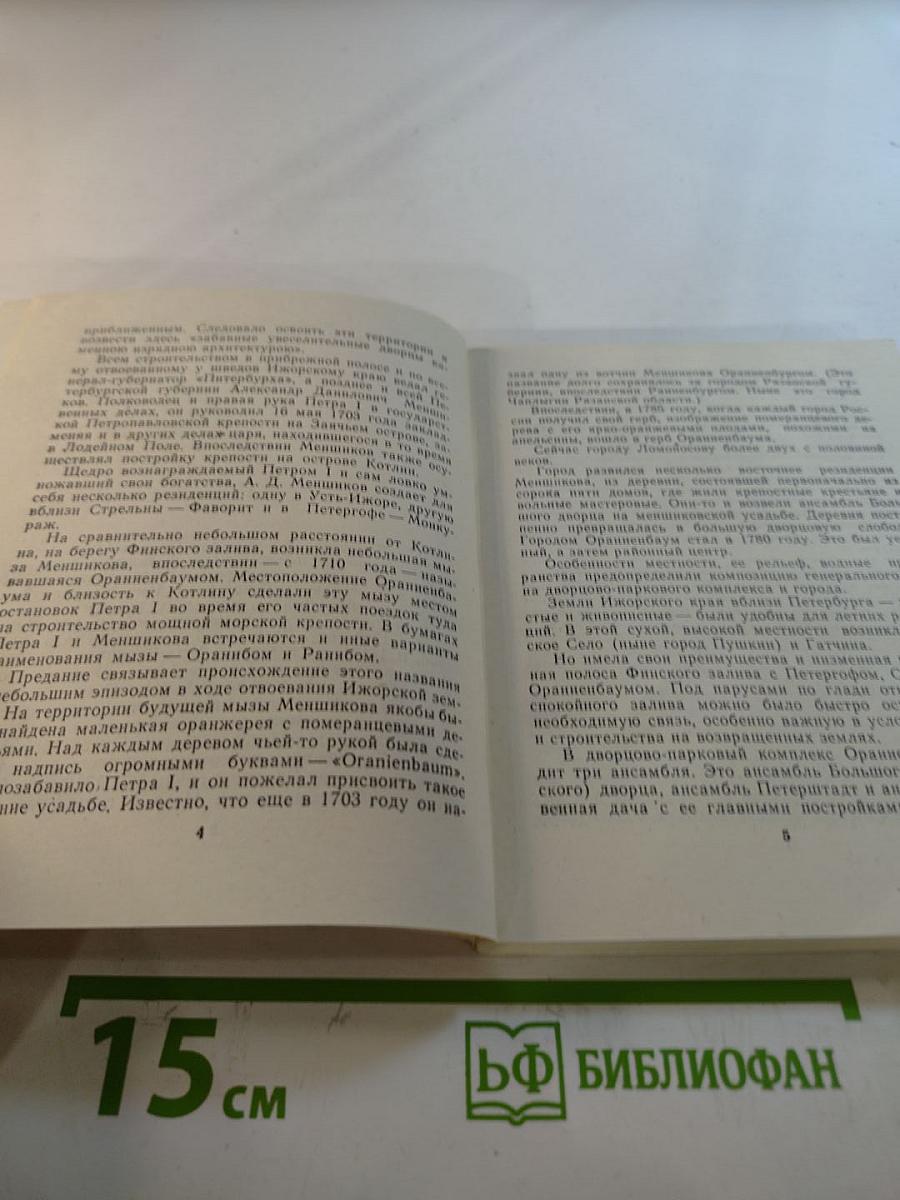 Художественные памятники города Ломоносова