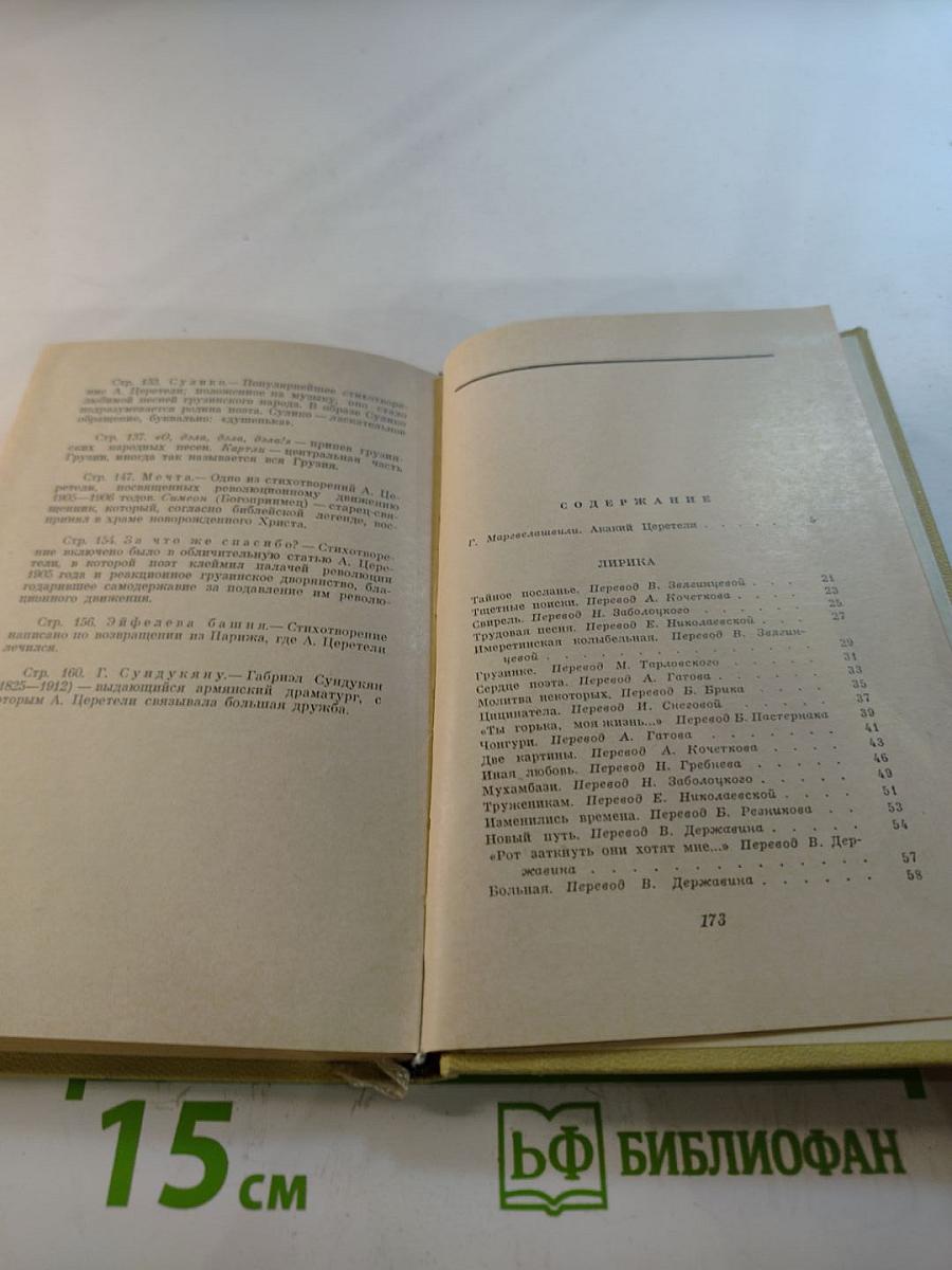 Акакий Церетели. Лирика