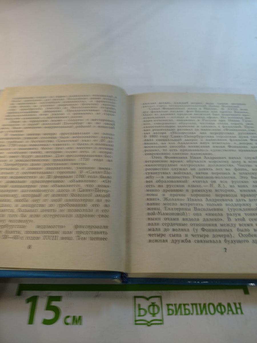 Фонвизин в Петербурге