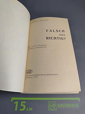 Falsch oder Richtig? Ein heiteres Übungsbuch (Ошибки или нет? Сборник упражнений)