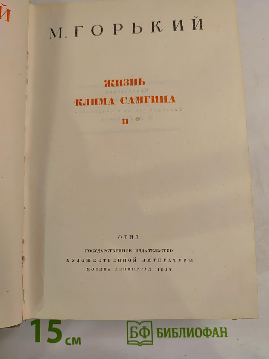 Жизнь Клима Самгина. Часть вторая