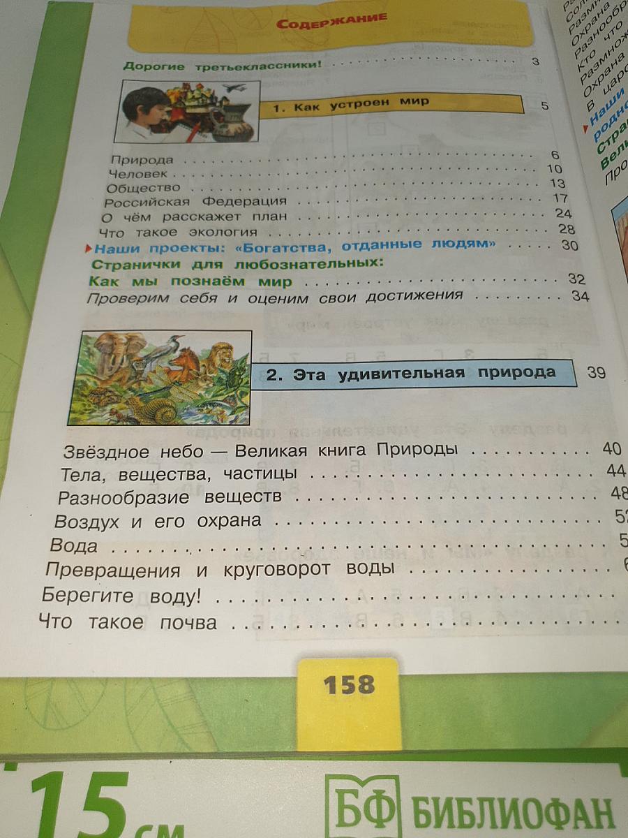 Окружающий мир. 3 класс. В двух частях. Часть 1