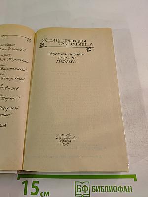 Жизнь природы там слышна. Русская лирика природы XVIII-XIX вв.
