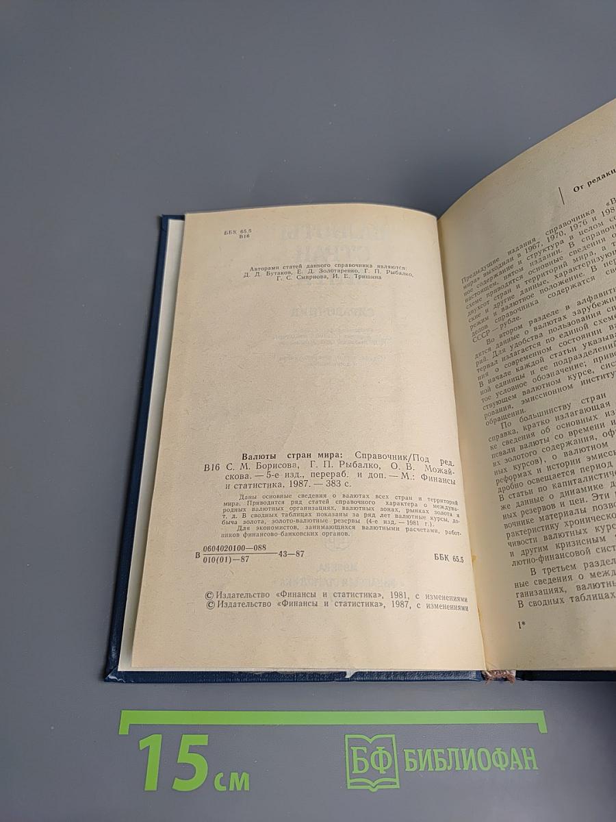 Валюты стран мира. Справочник