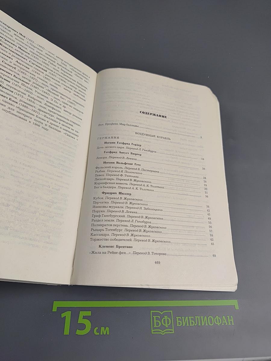 Воздушный корабль. Литературные баллады