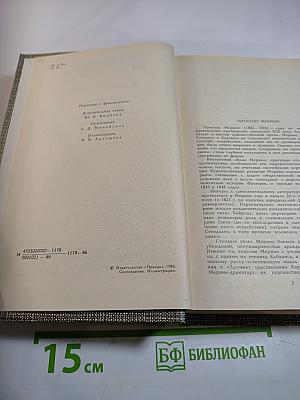 Избранное. Новеллы. Хроника царствования Карла IX